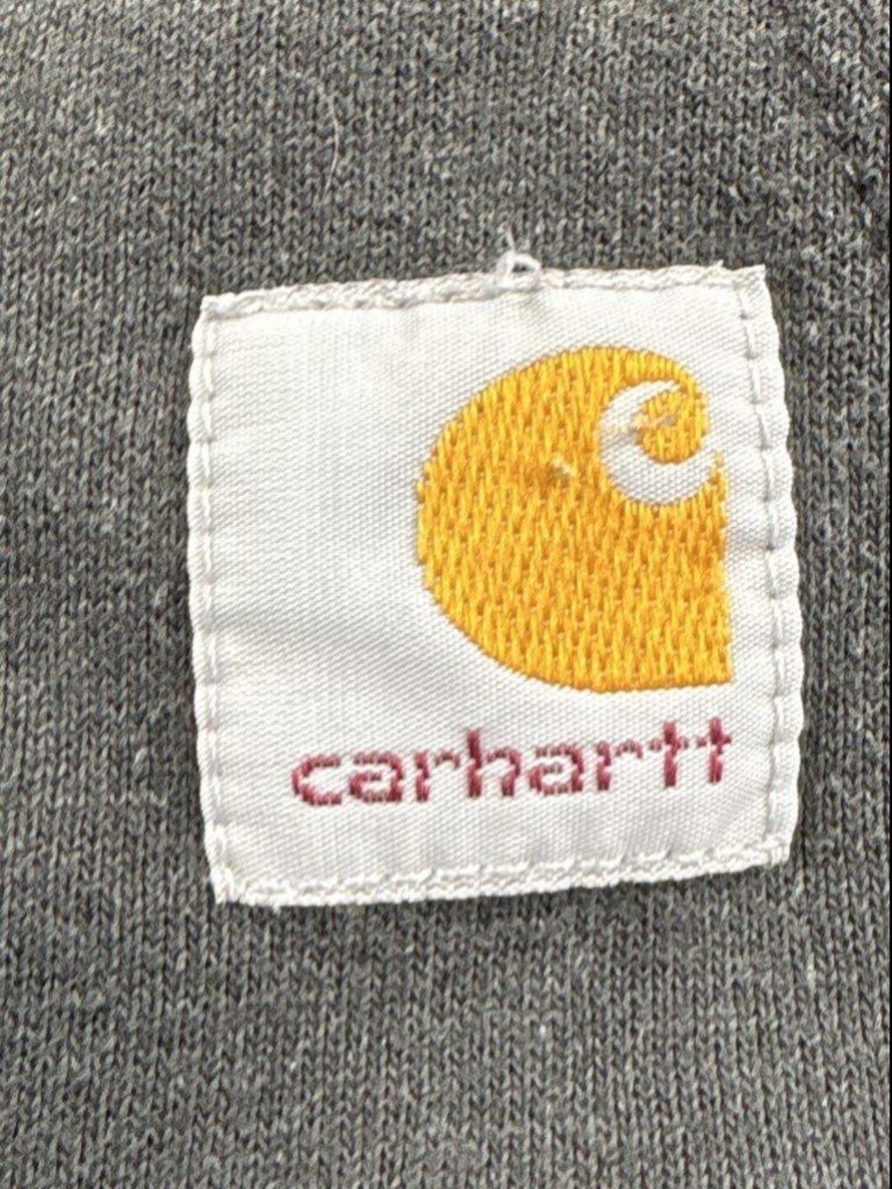 Carhartt Black Drawstring Hoodie Men's Medium - Picture 9 of 9